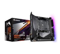 GIGABYTE B550I AORUS PRO AX Scheda madre - CPU AMD Ryzen 5000, VRM a 8 fasi, fino a 5300 MHz DDR4, 1xPCIe 4.0 + 1xPCIe 3.0 M.2, Wi-Fi 6E, LAN 2.5GbE, USB 3.2 Gen 2
