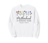 Motherhood is Kingdom Work Women Christian Mom Proverbs 31 Felpa