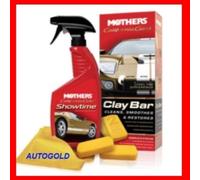 MOTHERS Clay Bar System Kit 3 prodotti Professionali Decontaminanti Vernice Auto