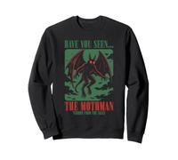 Mothman Cryptid Horror Folklore Terrore dal Cielo Felpa
