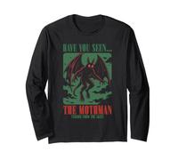 Mothman Cryptid Horror Folklore Terrore dal Cielo Maglia a Manica