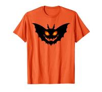 Mothman Cryptid Jack O Lanterna Intagliato Zucca Face Costume Maglietta