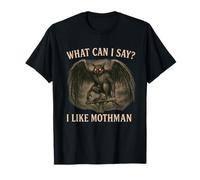Mothman Cryptid Urban Legend Paranormal Amante Maglietta