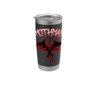 Mothman Cryptozoologia Strano Retrò Raccapricciante Criptidi Racconti popolari Bicchiere termico in acciaio inox doppia parete