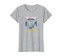 Mothman è Il Mio Homeboy: Mistero della Foresta degli Amanti dei criptidi Maglietta, Donna, Grigio Melange, L