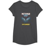 Mothman è Il Mio Homeboy: Mistero della Foresta degli Amanti dei criptidi Maglietta, Ragazze, Grigio Scuro, L