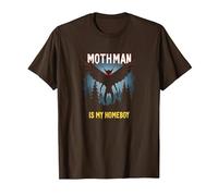Mothman è Il Mio Homeboy: Mistero della Foresta degli Amanti dei criptidi Maglietta, Uomo, Marrone, L