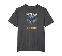 Mothman è Il Mio Homeboy: Mistero della Foresta degli Amanti dei criptidi Maglietta, Uomo Taglie Grandi, Grigio Scuro, 4X Tall