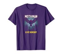 Mothman è Il Mio Homeboy: Mistero della Foresta degli Amanti dei criptidi Maglietta, Uomo, Viola, S