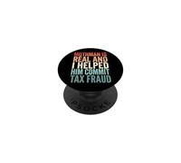 Mothman Is Real And I Helped Him Commit Tax Fraud PopSockets PopGrip Adesivo