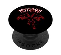 Mothman Regali Falena uomo Criptozoologia Retro Creepy Folktales PopSockets PopGrip Adesivo