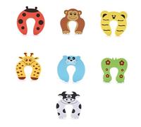 MOTHNUR 10 Fermaporta Sicurezza in EVA Pizzicamento Stopporte Adatto Casa Facile Installare e Rimuovere Blu Sfumato