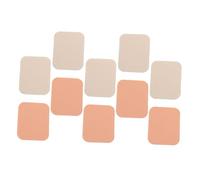 MOTHNUR 10 pezzi Puff Quadrati Portatili Morbidi Spugnette Make Up per Viso Dischetti Riutilizzabili per Polvere e Fondotinta Confortevoli e Delicati per Trucco Secco e Bagnato
