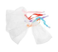 MOTHNUR 10 Pezzi Rete per schiuma di sapone Portasapone a ventosa per doccia Reti schiumose per la pulizia del viso cleansing foam Portasapone per doccia sacchetto per schiuma di sapone pp