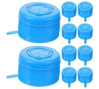 MOTHNUR 10 pezzi Tappi Ricambio per Boccioni Acqua Coperchi Sigillanti Riutilizzabili Blu Spessi Compatibili con Brocche per Acqua Minerale Facili da Sostituire e Antispruzzo