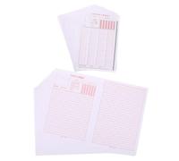 MOTHNUR 100 Pezzi Di Schede Di Risposta Per L'Esame Di Servizio Pubblico Fascicolo Di Risposte Per L'Esame Di Servizio Civile Carta Da Cartoncino Carta Per Saggi