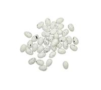 MOTHNUR 100 Pezzi Uova Finte Piccione Viaggiatore 3X2Cm in Polistirolo Bianco Decorazioni Creative Fai da Te per Casa e Negozio Superficie Liscia e Design Realistico