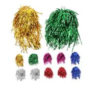 MOTHNUR 12 pezzi Parrucche Tinsel Metalliche per Adulti e Leggere e Resistenti Parrucche Costume Realistiche per Feste Cosplay e Cheerleader Protezione Cute