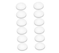 MOTHNUR 12 Pezzi Proteggi Muro Autoadesivi in Silicone Trasparente Ømm Paracolpi Morbidi per Maniglie Porte Antiurto per Casa Bagno e Cucina