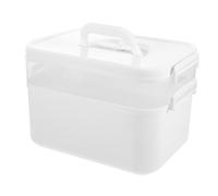 MOTHNUR 1pezzi Scatola Portatile Per Attrezzi Per Unghie Contenitore Stoccaggio Elegante Per Kit Manicure Pratica Scatola Resistente Per Forniture Nail Art Per Uso Domestico e Salone