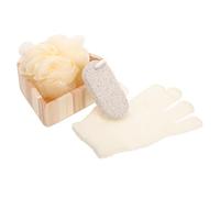 MOTHNUR 1set Esfoliante Per Bagno Forma Di Cuore Kit Di Strumenti Per La Pulizia Della Per Doccia e Spa Accessori Relax Per Uso Domestico e Viaggi