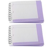 MOTHNUR 2 Confezioni Di Blocco Note A Spirale Blocco Note Per Pianificazione Taccuino Reporter Agenda Giornaliera Diario A Spirale Quaderno Da Fare Quaderno A