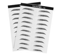 MOTHNUR 2 Fogli Adesivi Sopracciglia Impermeabili per Donne Patch Naturale per Sopracciglia Artificiale Strumenti Makeup Facili Usare
