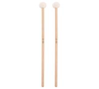 MOTHNUR 2 pezzi Bacchette per Timpani Professionali in Legno Durevole con Testa in Multiuso per Suono Morbido e Protezione Strumento Adatte Principianti e Varie Dimensioni