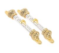 MOTHNUR 2 Pezzi Mezuzah da Porta in Metallo Antico con Corona Biblica Decorazione Religiosa Sicura e Resistente per Ingresso Casa Atmosfera Sacra e Design Retro Elegante