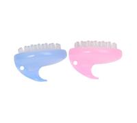 MOTHNUR 2 pezzi Pettini Massaggianti per Capelli in Plastica Blu e Rosa Pettine Scalp Massage per Stimolare la Circolazione Adatto Tutti i Tipi di Capelli e Uso Domestico Viaggio