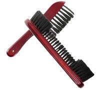 MOTHNUR 2 Pezzi Spazzole per Tavolo da Biliardo in PVC Durevole con Manico in Legno Accessori per Pulizia Multipurpose per Tavoli da Biliardo Casa e Club Senza Graffi sulla Superficie