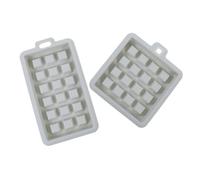 MOTHNUR 2 pezzi Stampo Waffle in Silicone Rettangolare e Quadrato Antiaderente e Riutilizzabile per Forno Teglia per Dolci e Cialde Facile da Sformare e Cucina Professionale