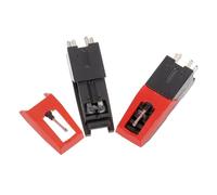 MOTHNUR 2 pezzi Stylus per Giradischi in Plastica Aghi di Ricambio per Fonografo con Rivestimento Metallico Antigraffio Sostituzione Facile per Giradischi Vinili Accessorio Compatibile