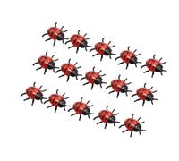 MOTHNUR 20 Pezzi Di Di Coccinella Simulata Per Giocattolo Di Robot Di Rosse Realistiche Mini Di Simulazione Giocattolo Di Coccinella Animale