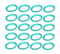 MOTHNUR 20 pezzi Guarnizione Silicone per Capsule Riutilizzabili da Compatibili con Capsule Acciaio Inossidabile Facile Installazione e Adattabilità Verde
