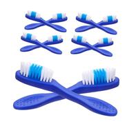 MOTHNUR 20 Pezzi Spazzolino Portatile con Setole Morbide per Denti e Lingua per Detenuti Viaggi e Pulizia Spazi Stretti Design Blu
