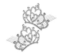 MOTHNUR 2pezzi Fascia Per Da Principessa Pettine Leggero Per Ragazze Mini Tiara Copricapo Per Ragazzo Ragazza Accessorio Per Decorazione Per Esibizioni