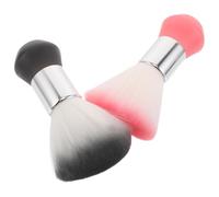 MOTHNUR 2pezzi Spazzola Morbida per Collo da Barbiere Setole Delicate per Pulizia Rimuove Peli Morti Lavabile Impugnatura Ergonomica per Saloni Professionali