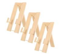 MOTHNUR 3 Pezzi Supporto Ventaglio in bambù Base Espositore Pieghevole per Ventagli da Mano Cinesi e Giapponesi Organizer Decorativo Resistente e Antiscivolo per Casa Ufficio e Negozi