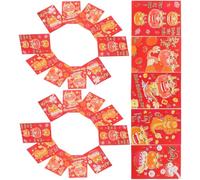 MOTHNUR 30 Pacchetti di Denaro per Il Capodanno Cinese Sacchetto di Denaro Rosso Lunare per La Festa di Primavera Buste Rosse per La Festa di Primavera Buste Rosse