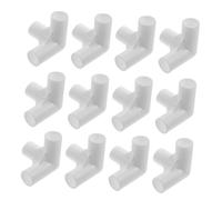 MOTHNUR 30 pezzi Connettori per Tende Adattatori Angolari Tre Vie per Tubi da Accessori per Strutture Gazebo e Tende da Campeggio Supporti Stabili per Esterni