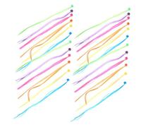 MOTHNUR 36 Pezzi Clip In Extensions Colorate per Bambine Multi Color per e Code Cavallo Accessori Leggeri per Halloween e Feste Facili Usare per Creativi