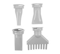 MOTHNUR 4 Pezzi Bocchetta per Phon Animali in Plastica Abs Accessori per Asciugacapelli Salone e Grooming Ugello Pettine e Concentratore per Asciugatura Precisa e Delicata