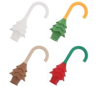 MOTHNUR 4 Pezzi Fermaporte Antipizzico in Silicone per Protezione Sicura Anti-collisione per Porte in Casa Scuola e Asili Accessorio Salvadita Portatile e Decorativo