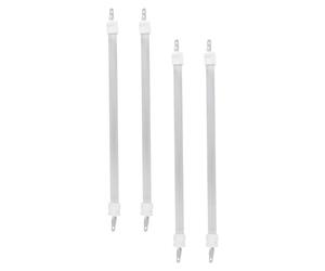 MOTHNUR 4 Pezzi Set 4 Elementi Riscaldanti al Quarzo Ceramico 23Cm per Riscaldatore Elettrico a Infrarossi, Tubo Riscaldante Sostitutivo Plug-in per Riscaldamento Rapido di Spazi Esterni e