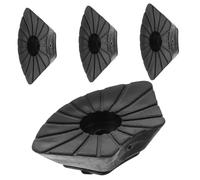 MOTHNUR 4 Pz Copripiedi Antiscivolo per Bastoni da Passeggio Accessori per Bastoncini da Trekking Ricambio Leggero e Durevole Protezioni per Punte Stampella in Plastica