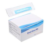 MOTHNUR 40 confezioni Bustine singole di soluzione isotonica per lavaggio nasale miscela salina per risciacqui nasali sicuri e rapidi adatte a adulti per uso quotidiano