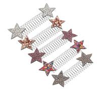 MOTHNUR 5 pezzi Pettini per Capelli con Strass e Stelle Accessori Leggeri per Donne Fermacapelli Fashion per Acconciature Fisse e Ordinate per Capelli Ricci Sottili o Spessi