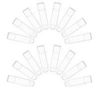 MOTHNUR 50 Ganci di Collegamento per Grucce in Plastica Trasparenti 9 CM Connettori Salvaspazio per Armadio Ganci a Cascata per Organizzazione Verticale Vestiti