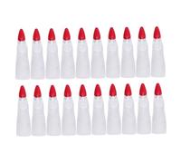 MOTHNUR 50 Pezzi Dita Finte Halloween in Resistente Coperture Unghie Luminescenti Bianche per Cosplay Strega e Spaventoso Accessori Te per Costume Horror